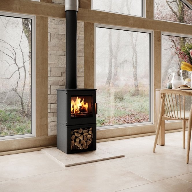 ACR  Woodpecker 4 Wood Burning Log Store Stove