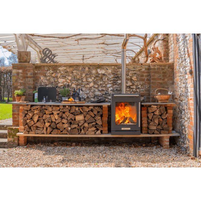 BBQube  For Outdoor Kitchen: Grill & Heater