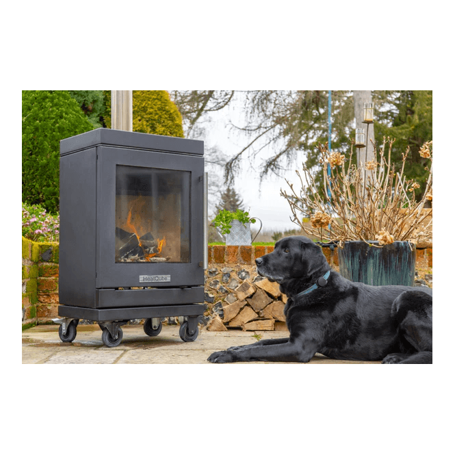 BBQube HeatQube Heater Only: 4-Wheel Base