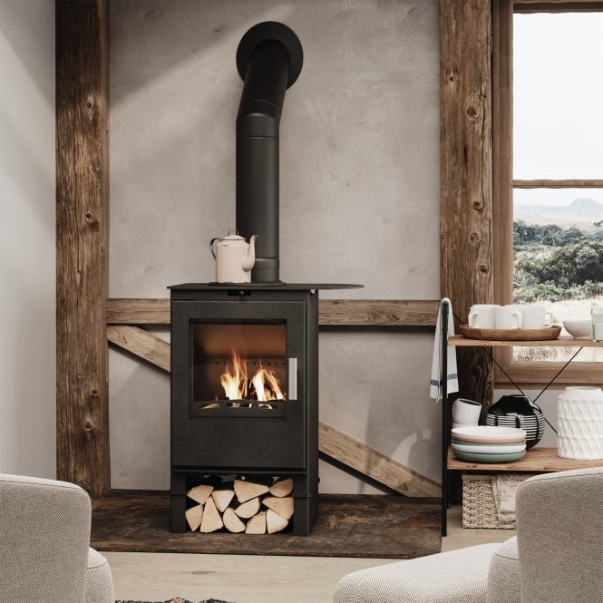 Beltane Stoves  Brue Cooktop Woodburning Multi-Fuel Logstore Stove