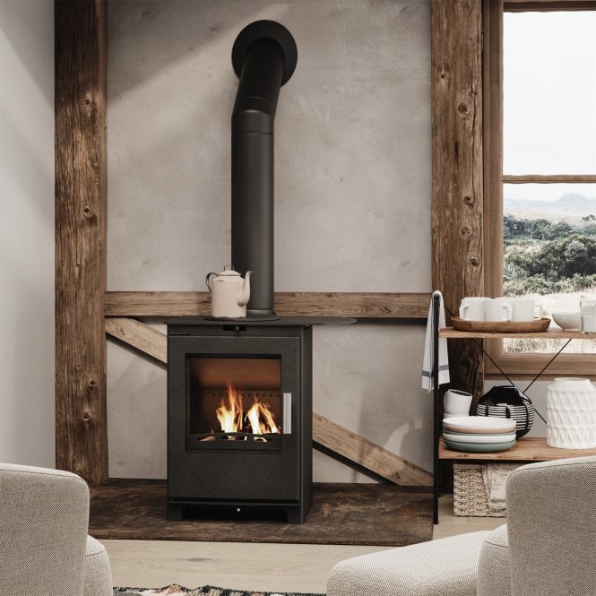 Beltane Stoves  Brue Cooktop Woodburning Multi-Fuel Stove