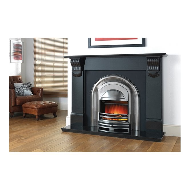 CastTec Athena Polished Granite Fireplace