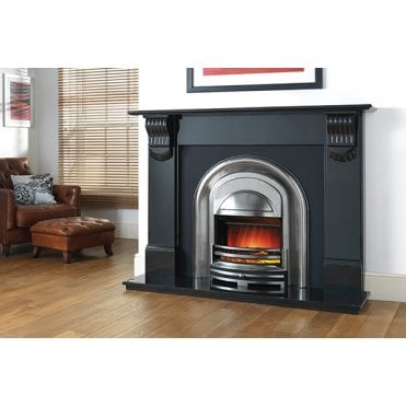 Athena Polished Granite Fireplace