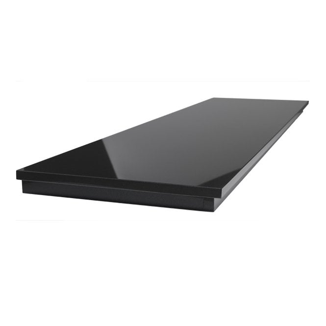 CastTec Boxed & Lipped Polished Granite Hearth