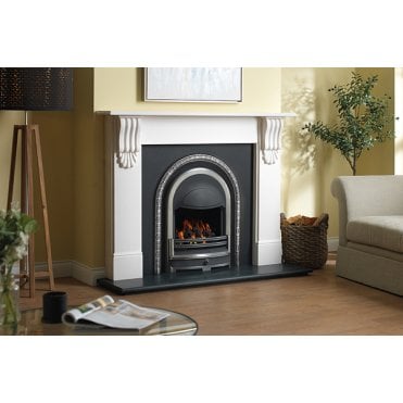 CastTec Decorative Polished Arched Insert Gas Fire