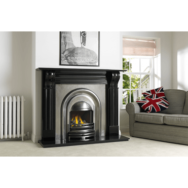 Durham Polished Granite Fireplace