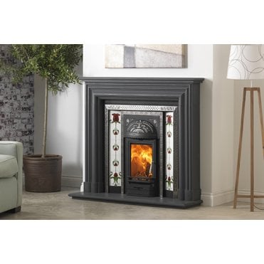 Kensington Slate Stone 59" Fireplace