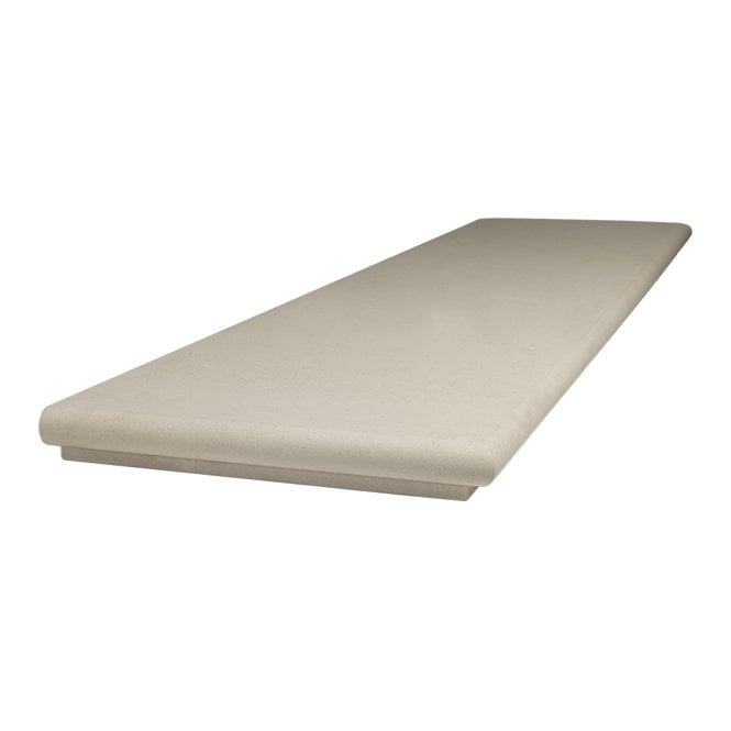 CastTec Munro Bullnose Limestone Hearth