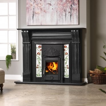 CastTec Polaris Art Nouveau Inset Multi-Fuel Stove