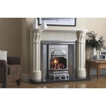 Ripon Polar White 53" Fireplace