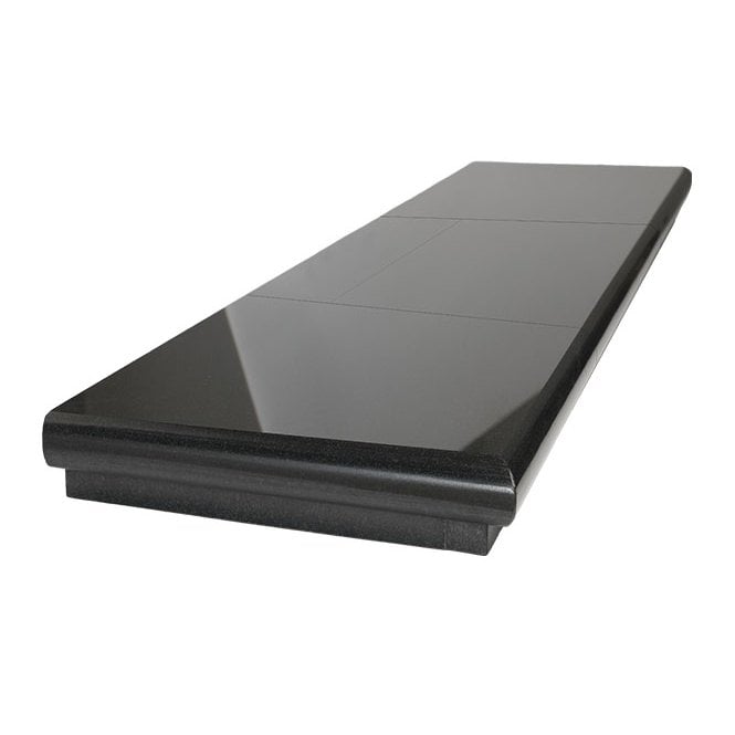 CastTec  Solid Fuel Polished Granite Hearth