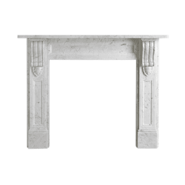 William IV Carrara 59" Fireplace