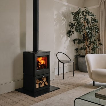 Chesneys Serendipity 5WS Woodburning Stove with Logstore