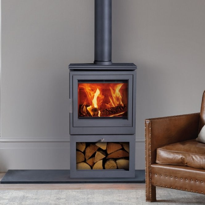 Chesneys  Shoreditch 5 Wood Burning Stove With Log Store