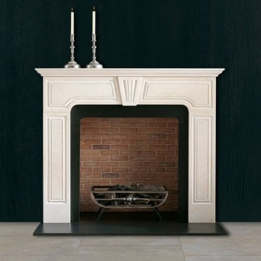 Chesneys The Harwood 52" Limestone Fireplace