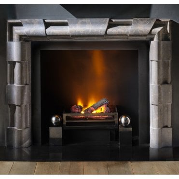 Chesneys The Paxton 66" Azul Valvende Limestone Fireplace