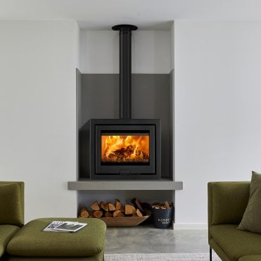 R6 Cube Eco Arco Woodburning Stove