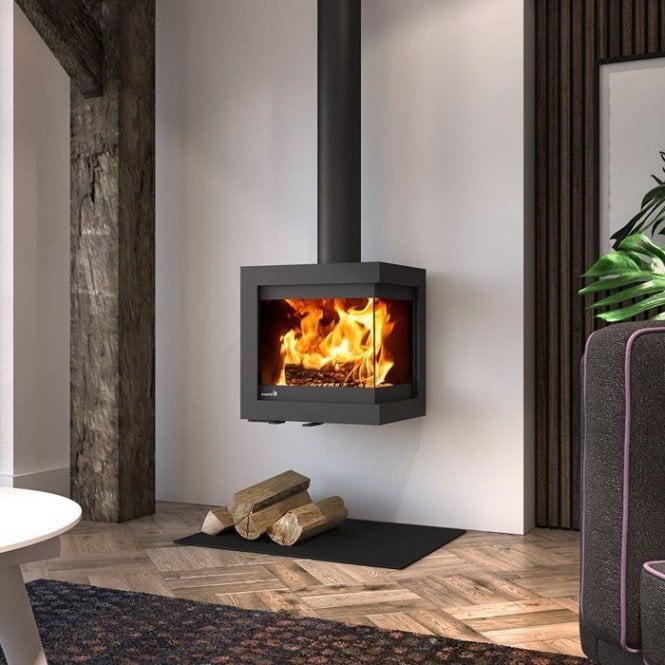 Dik Geurts  Bora Corner, right Woodburning Stove
