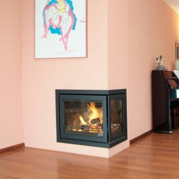 Dik Geurts Instyle 660 Corner High Right-sided Woodburning Stove