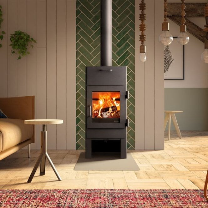 Dik Geurts  Lars 1000 Woodburning Stove with Baking Area