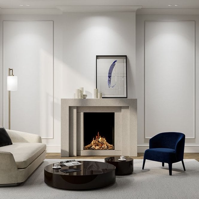 DRU  Maestro 60 Tall Eco Wave Gas Fire