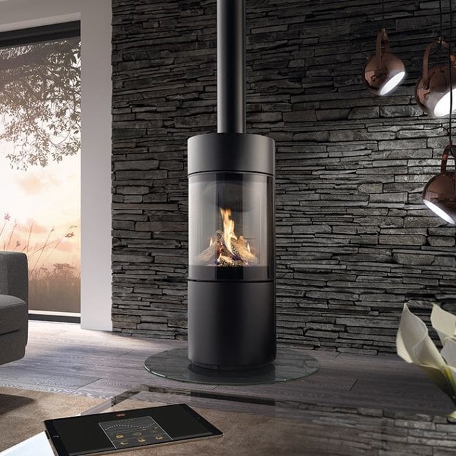 DRU  Passo Nero Eco Wave Gas Fire