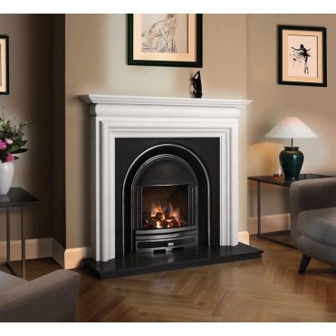 FDC Arundel Aegean Limestone 55" Fireplace