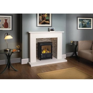 FDC Beckford (Surround Only) 48" Aegean Limestone Fireplace