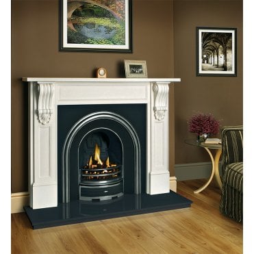 FDC William IV Aegean Limestone 60" Fireplace