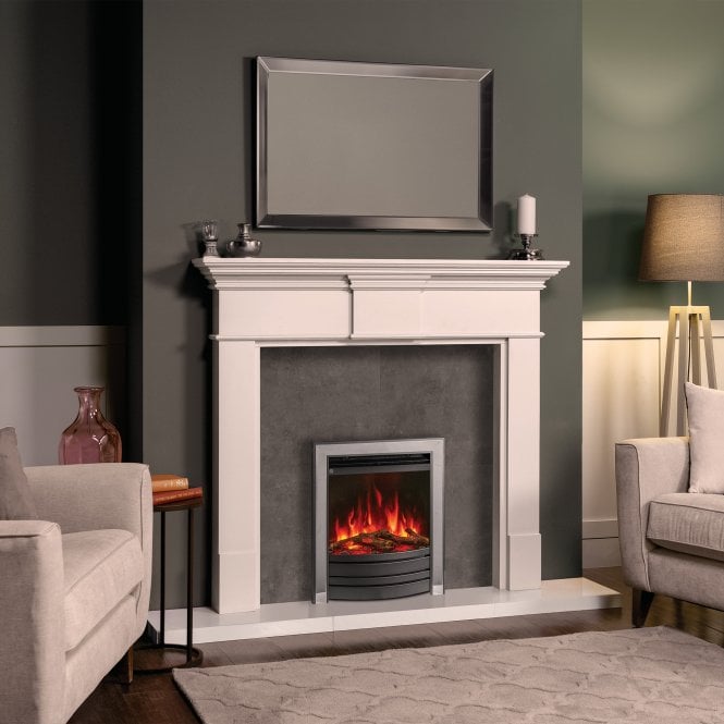 FireFX  Amara Black & Chrome Electric Fire