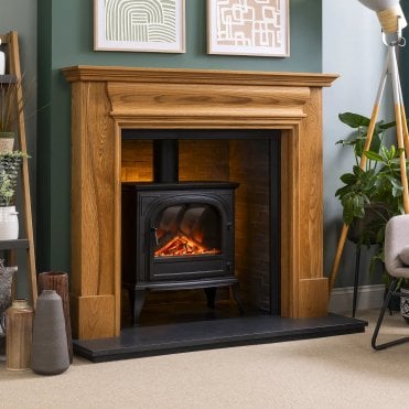 Focus Fireplaces Charlotte 53" Wooden Fireplace