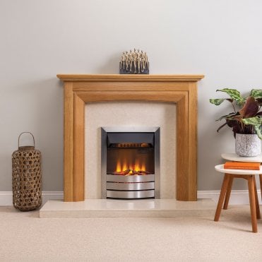 Focus Fireplaces Matlock 46 3/4" Wooden Fireplace
