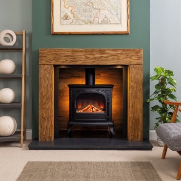 Focus Fireplaces Sutton 48" Wooden Fireplace