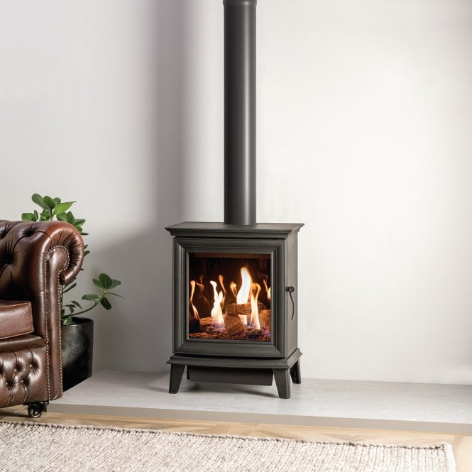 Gazco  Chesterfield 5 Natural Gas Balanced Flue With Logs