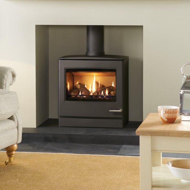 Gazco CL8 Natural Gas Stove, Balanced Top Flue