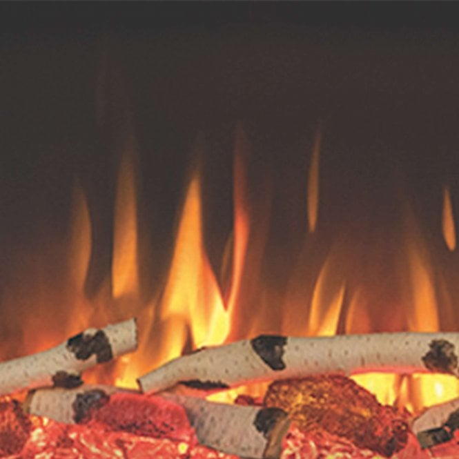 Gazco eStudio Birch Log set