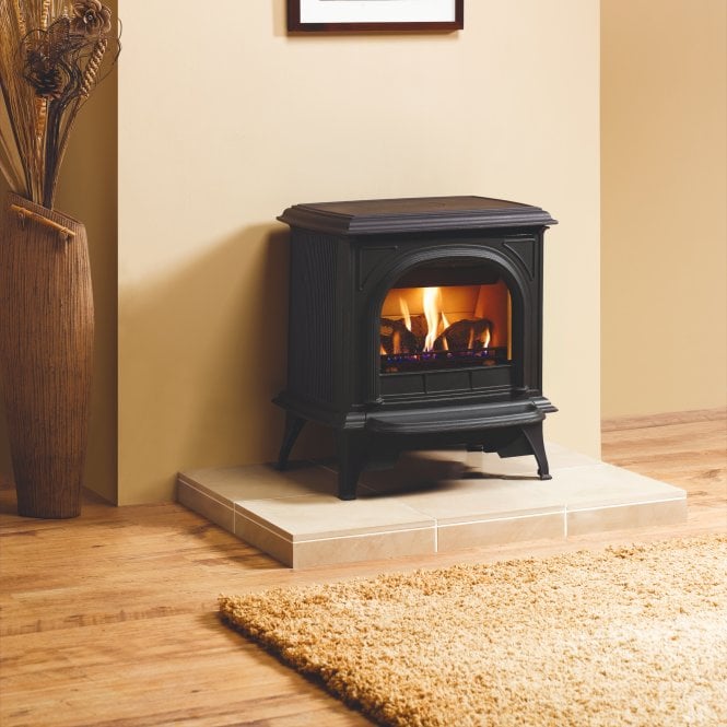 Gazco  Huntingdon 30 Clear Door, Conventional Flue Gas Stove