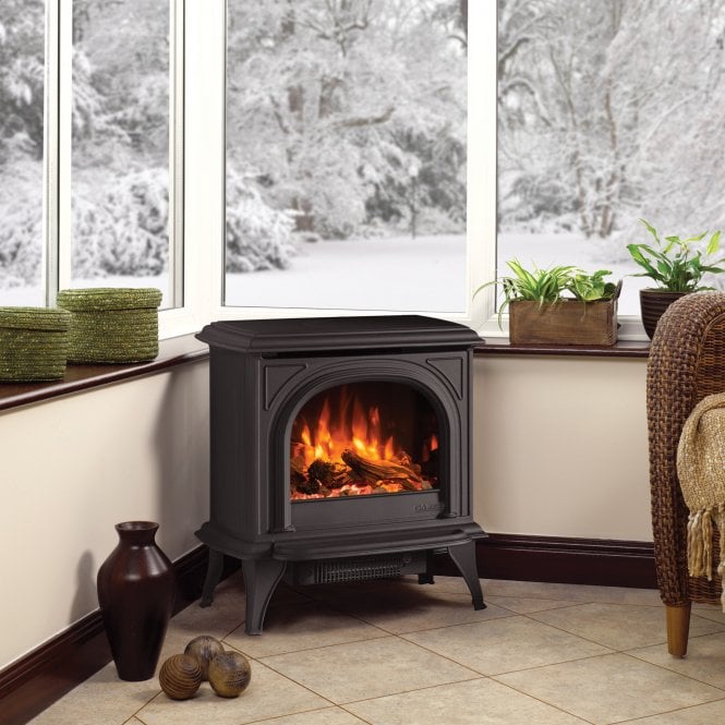 Gazco  Huntingdon 30 Electric With Clear Door