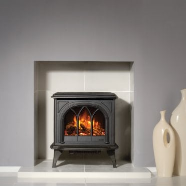 Gazco Huntingdon 30 Electric With Tracery Door