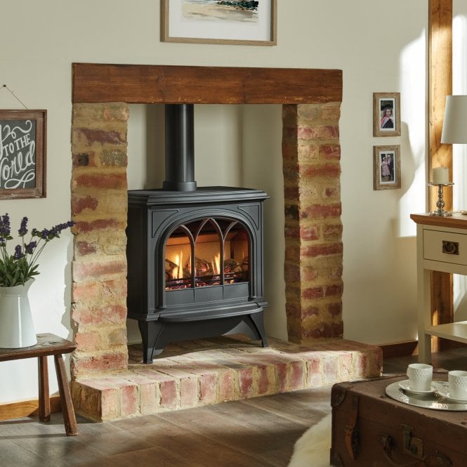 Gazco  Huntingdon 40 Gas Stove, Tracery Door, Balanced Flue