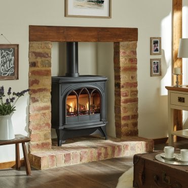 Gazco Huntingdon 40 Gas Stove, Tracery Door, Balanced Flue