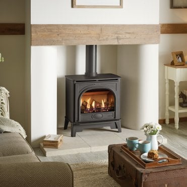 Gazco Medium Stockton 2, LPG, Balanced Flue With Logs