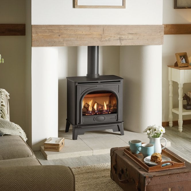 Gazco  Medium Stockton 2, Natural Gas, Conventional Flue With Logs