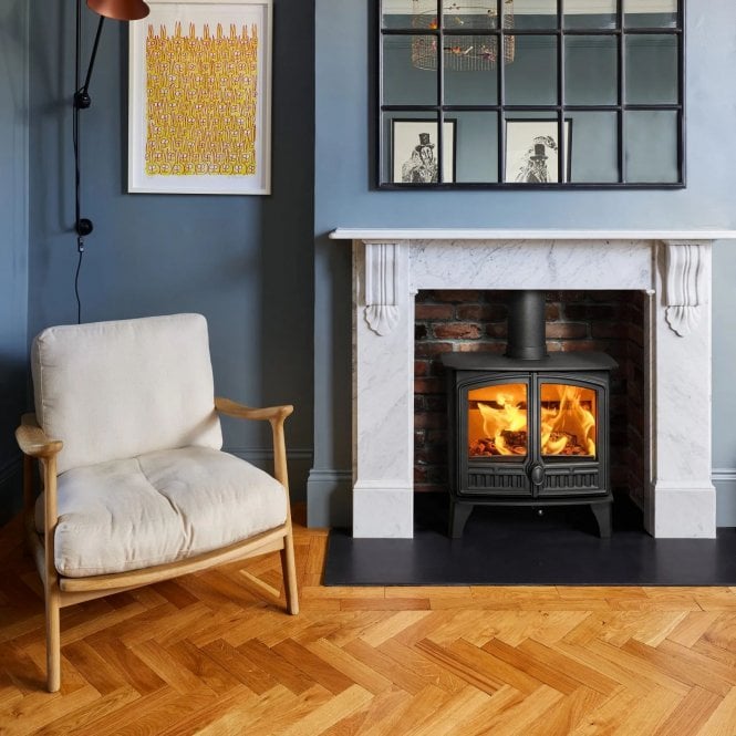 Hunter Stoves Herald 5 Slimline Eco, Double Door Woodburning Stove