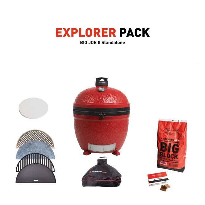 Kamado Joe  Big Joe II Ceramic Grill Stand-Alone Explorer Pack
