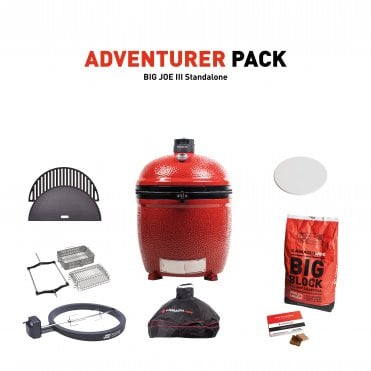Kamado Joe Big Joe III Ceramic Grill Stand-Alone Adventurer Pack