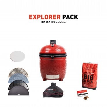 Kamado Joe Big Joe III Ceramic Grill Stand-Alone Explorer Pack