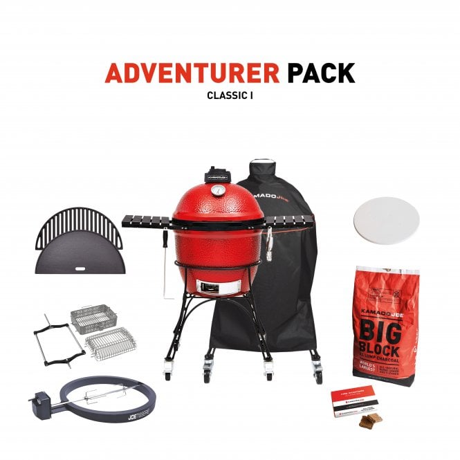 Kamado Joe  Classic Joe I Ceramic Grill Adventurer Pack