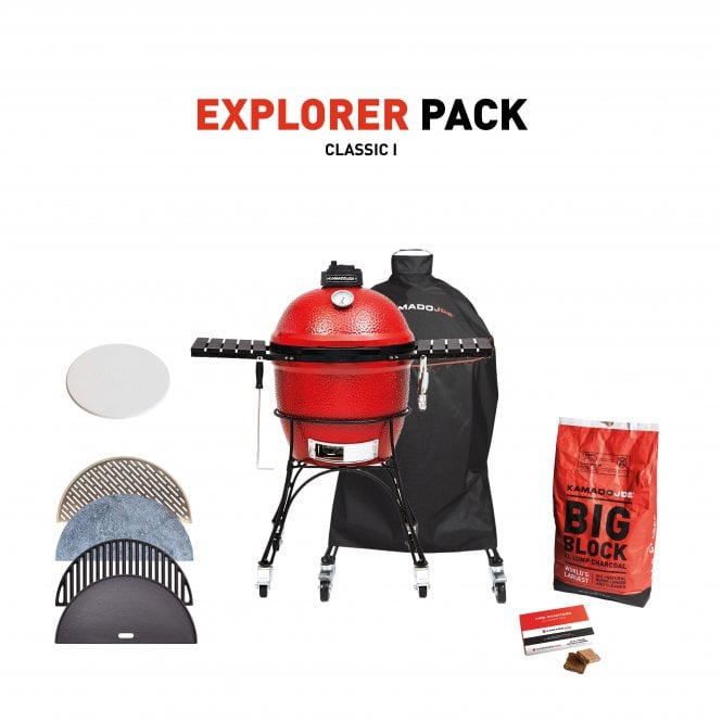 Kamado Joe  Classic Joe I Ceramic Grill Explorer Pack