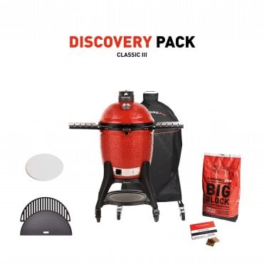 Kamado Joe Classic Joe III Ceramic Grill Discovery Pack